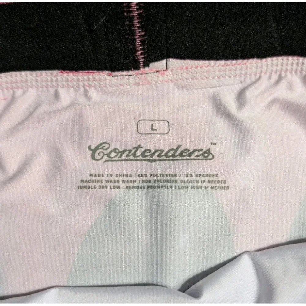 Contenders Fight Club‎ Soap Co Boxer Briefs Mens L Pink Black Graphic New